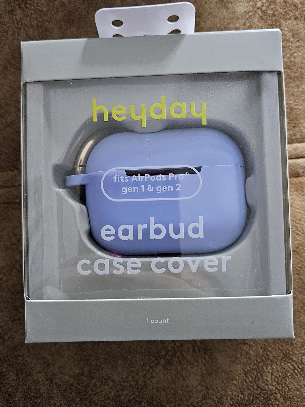 heyday Lavender Silicone Earbud Case Cover for AirPods Pro